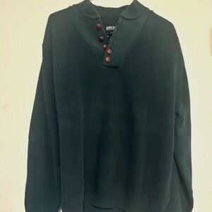 Land's End green sweater